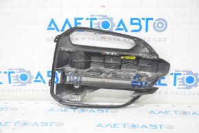 Lower grille front bumper left BMW X3 G01 18-21 under fog lights and parking sensors, black gloss