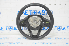 Bare steering wheel BMW X3 G01 18 - leather, black, without heating, under petals