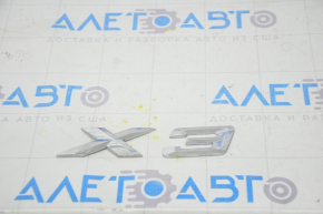 Emblem inscription X3 trunk door BMW X3 G01 18-