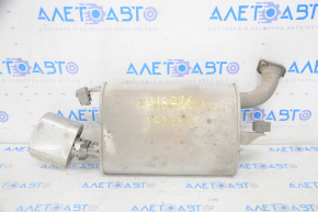 Muffler rear part barrel Toyota Camry v50 12-14 usa LE with nozzle, dents