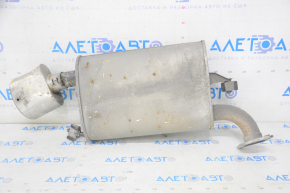Muffler rear part barrel Toyota Camry v50 12-14 usa LE with nozzle, dents
