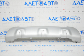 Lower trim of rear bumper BMW X3 G01 18-21 gray, without towbar, break of fastening