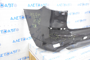 Bare rear bumper BMW X3 G01 18-21 X-Line for parking sensors, without towbar, black, pressed