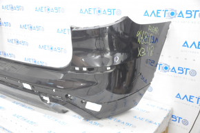 Bare rear bumper BMW X3 G01 18-21 X-Line for parking sensors, without towbar, black, pressed