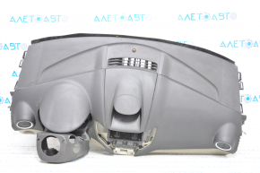 Torpedo front panel without AIRBAG Ford Fiesta 11-19 black-beige