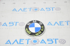 Emblem logo BMW trunk door BMW X3 G01 18 - dented, varnish peeled off