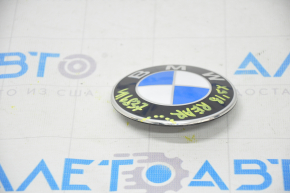 Emblem logo BMW trunk door BMW X3 G01 18 - dented, varnish peeled off