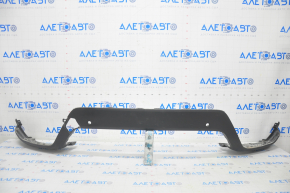 Front bumper lip BMW X3 G01 18-21 structure, for parking sensors, scratches