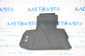 Floor mat front left BMW X3 G01 18-21 rubber, black, X3