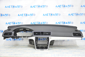 Torpedo front panel without AIRBAG VW Passat b7 12-15 USA black, scratches