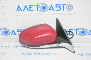 Right side mirror Jeep Compass 17- 5+4 pins, BSM, turn signal, heated, red, sand on chrome