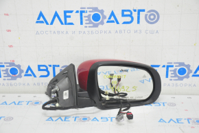 Right side mirror Jeep Compass 17- 5+4 pins, BSM, turn signal, heated, red, sand on chrome
