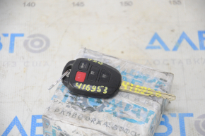 Toyota Camry v50 12-14 usa key 4 buttons, worn out
