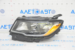 Headlight front left complete Jeep Compass 17-21 halogen, with mount, sand