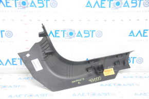 Door sill trim front left Jeep Compass 17- black, scratches, broken fastener