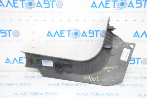 Door sill trim front right Jeep Compass 17- black, scratches