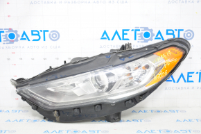 Headlight front left complete Ford Fusion mk5 17-20 halogen, with DRL, sand