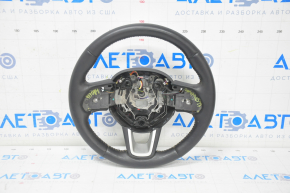 Naked steering wheel Jeep Compass 17-21 leather, black, scratches on the pad