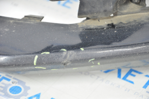 Front bumper bare Ford Fusion mk5 17-18 black, without parking sensors, worn, cracked
