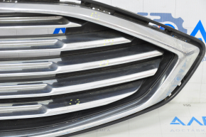 Grille radiator grill assembly with frame Ford Fusion mk5 17-18 sand