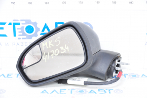Side mirror left Ford Fusion mk5 13-20 3 pins, black, large chip