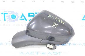 Side mirror left Ford Fusion mk5 13-20 3 pins, black, large chip