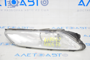 Fog lamp left PTF Ford Fusion mk5 17-18 halogen, broken crepe, sand