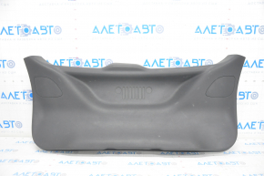 Lower tailgate trim Jeep Compass 17 - black, plastic turned white, scratches, crack