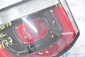 Light outer wing left Jeep Compass 17-18 halogen, scratches