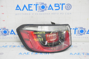 Light outer wing left Jeep Compass 17-18 halogen, scratches