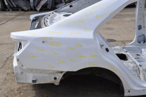 Quarter wing rear right Toyota Camry v50 12-14 usa on the body, white, painted, putty 0.4mm-2+mm