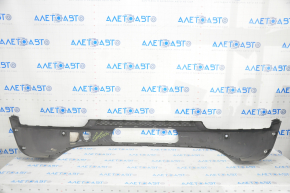 Bare rear bumper lower part Jeep Compass 17 - for parking sensors, for towbar, structure, scratches