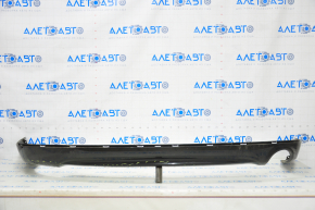 Rear bumper lip Ford Fusion mk5 13-18 for 1 pipe, black, worn
