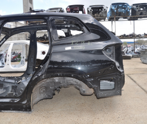 Quarter wing rear left BMW X3 G01 18- on the body, black