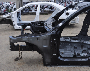 Quarter front left BMW X3 G01 18-21 on the body, black