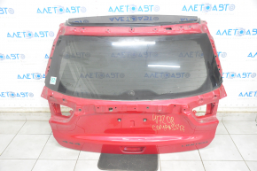 Naked tailgate with glass Jeep Compass 17- red PRM, bumpers