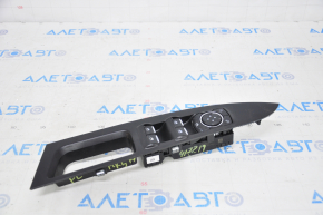 Front left window lift control Ford Fusion mk5 13-20 with overlay, structure, coating defect