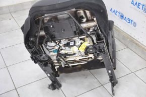 Passenger seat Jeep Compass 17- with airbag, mechanical, leather black, heated, worn seat belt latch