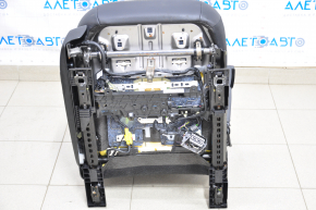 Passenger seat Ford Fusion mk5 17-20 without airbag, electric, leather black + cloth, without motor forward-backward