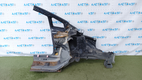 Front left quarter Toyota Prius 30 10-15 graphite, rusty