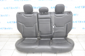 Rear row of seats 2nd row Jeep Compass 17 - black leather, needs cleaning, tears