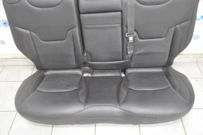 Rear row of seats 2nd row Jeep Compass 17 - black leather, needs cleaning, tears