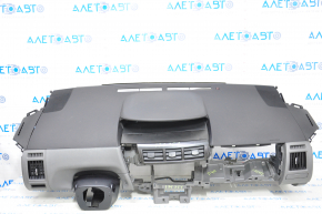 Dashboard front panel without AIRBAG Toyota Prius V 12-16 dark gray leather