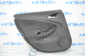 Door trim card rear left Chevrolet Volt 16- black, missing trim, scratches