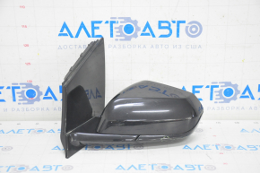 Side mirror left Chevrolet Volt 16- 5 pins, black, scratch
