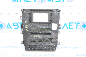 Ford Fusion mk5 13-20 SYNC 1 radio control panel, for dual-zone climate control, coating defect