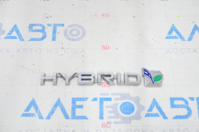 Emblem inscription HYBRID trunk lid Ford Fusion mk5 13-18