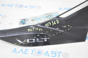 Left wing molding Chevrolet Volt 16 - black gloss + chrome, scratches