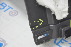 Left arch trim Chevrolet Volt 16 - black, scratches, broken fastener, crack, missing plug
