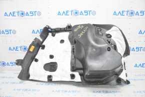 Left arch trim Chevrolet Volt 16 - black, scratches, broken fastener, crack, missing plug